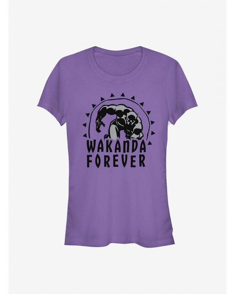 Marvel Black Panther Wakanda Sun Girls T-Shirt $7.17 T-Shirts