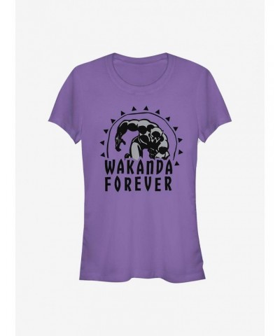 Marvel Black Panther Wakanda Sun Girls T-Shirt $7.17 T-Shirts