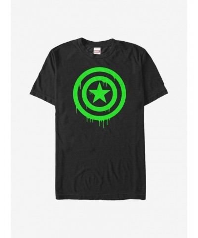 Marvel Captain America Oozing Shield T-Shirt $6.50 T-Shirts