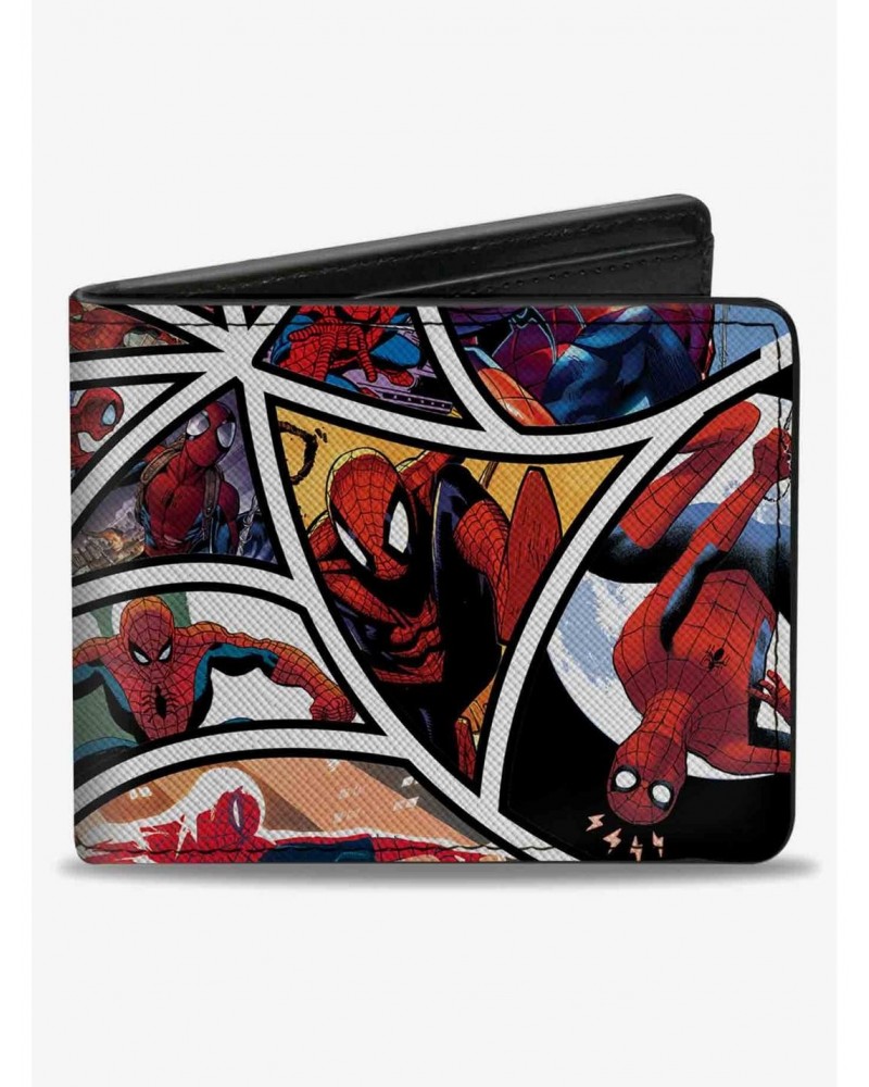 Marvel Spider-Man Beyond Amazing Spider Web Pose Blocks Bifold Wallet $6.48 Wallets