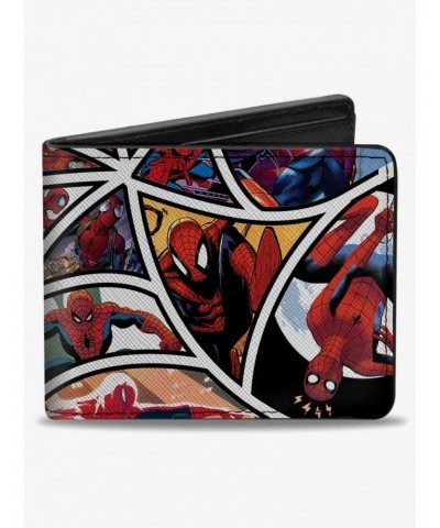 Marvel Spider-Man Beyond Amazing Spider Web Pose Blocks Bifold Wallet $6.48 Wallets