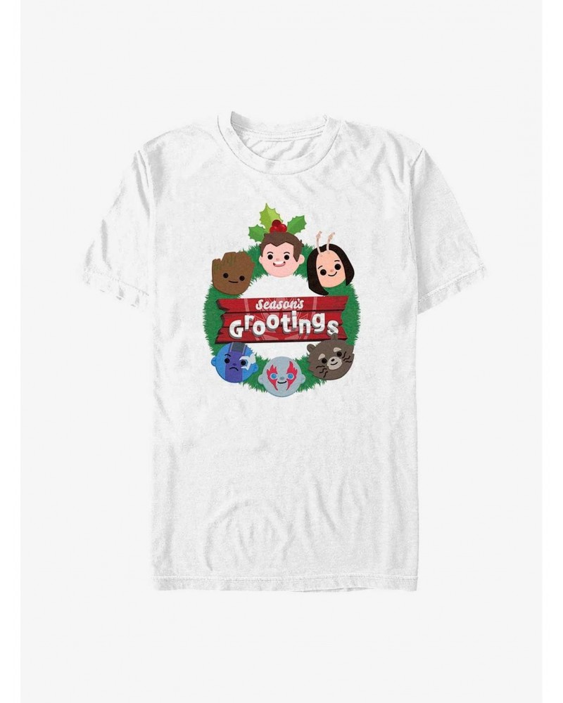 Marvel Guardians of the Galaxy Holiday Special Seasons Grootings T-Shirt $7.07 T-Shirts