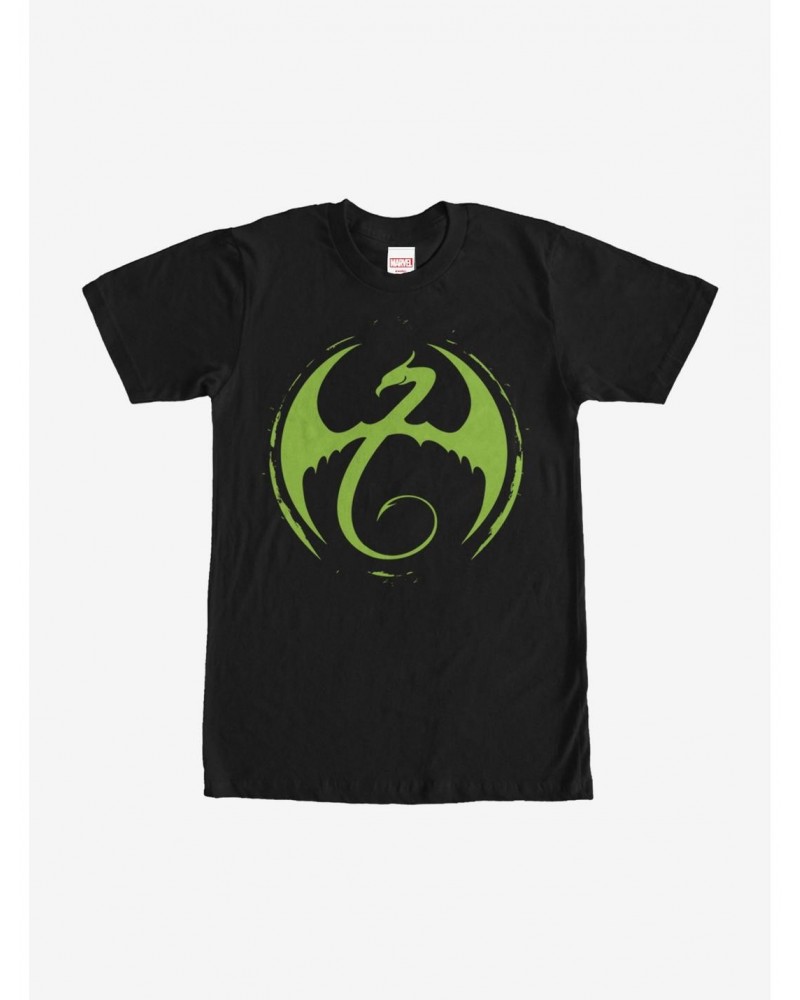 Marvel Iron Fist Dragon Logo T-Shirt $6.88 T-Shirts