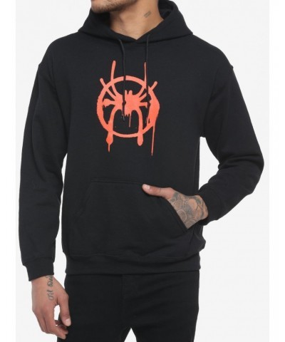 Marvel Spider-Man Miles Morales Symbol Hoodie $17.96 Hoodies