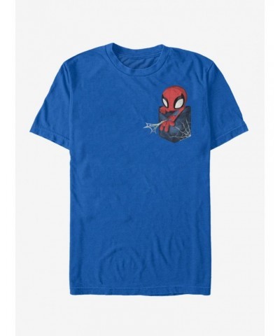 Marvel Spider-Man Spidey Cutie Faux Pocket T-Shirt $8.99 T-Shirts