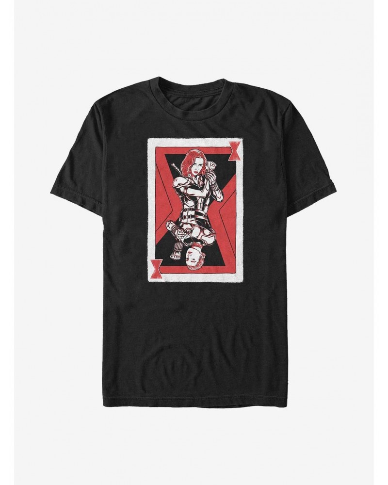 Marvel Black Widow Sister Card T-Shirt $5.74 T-Shirts