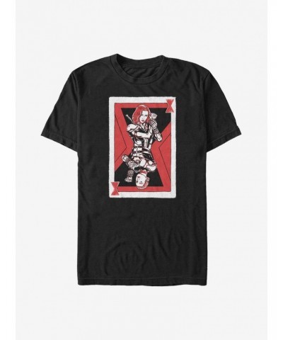 Marvel Black Widow Sister Card T-Shirt $5.74 T-Shirts