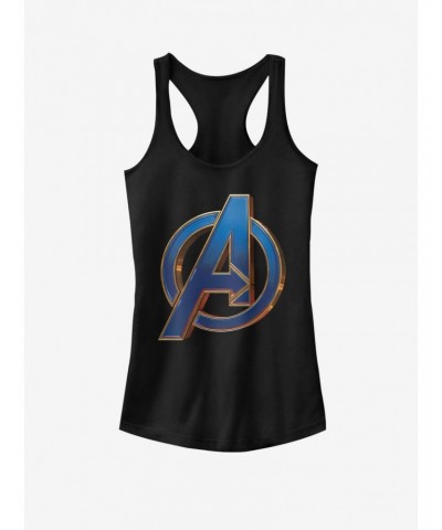 Marvel Avengers Blue Logo Girls Tank $6.97 Tanks