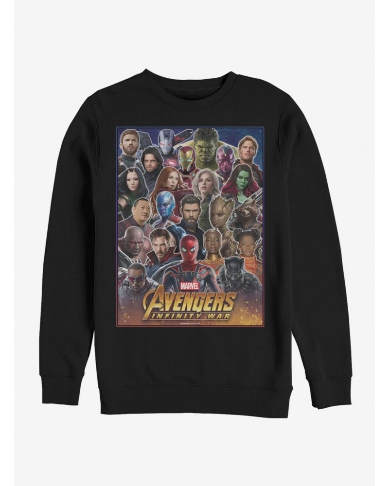 Marvel Avengers Infinity War Together To Fight Sweatshirt $14.17 Sweatshirts