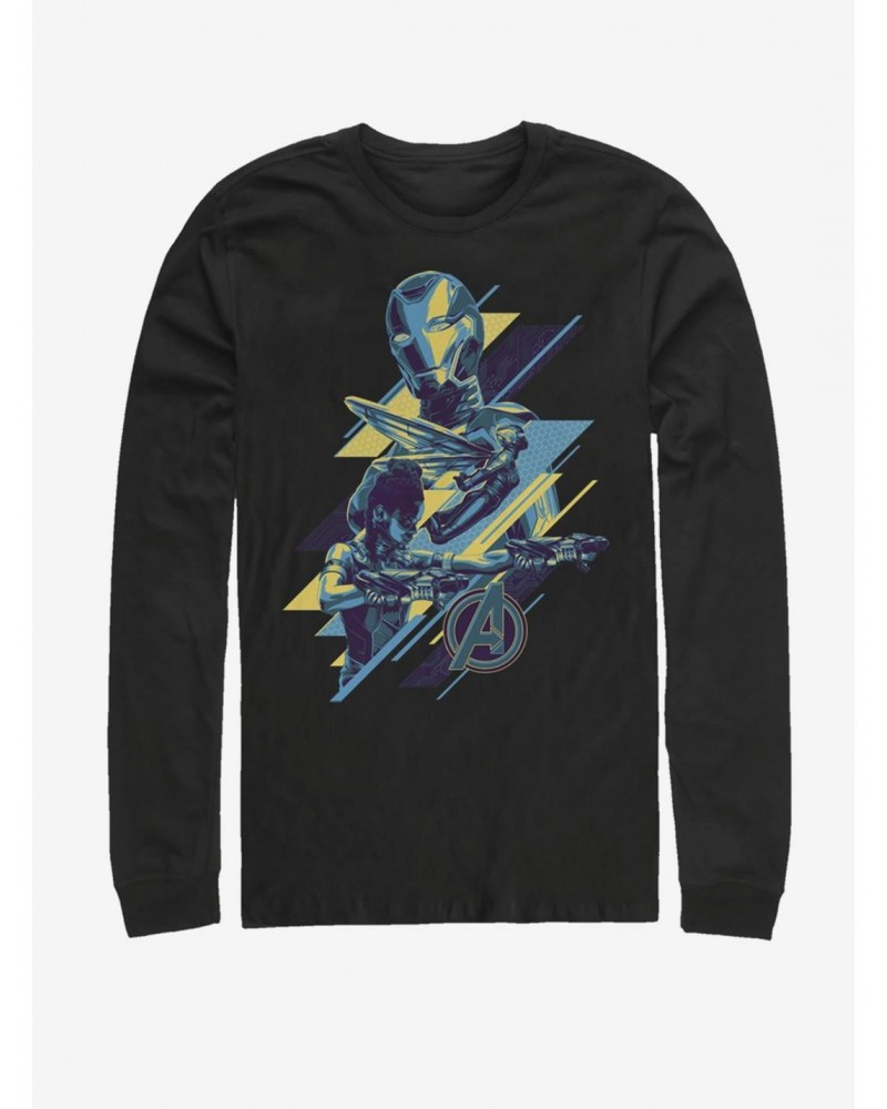 Marvel Avengers: Endgame Geo Ladies Long-Sleeve T-Shirt $10.00 T-Shirts