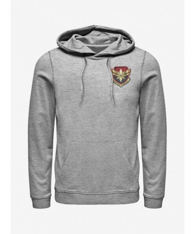 Marvel Captain Marvel Marvel Patch Hoodie $14.37 Hoodies