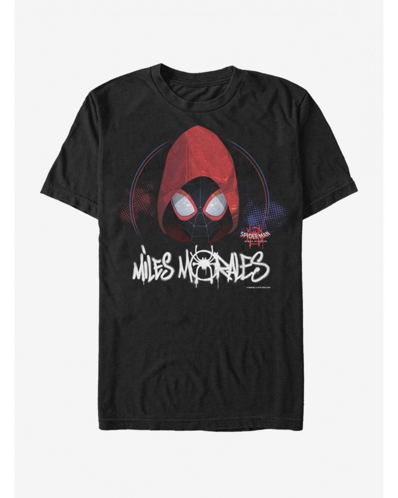 Extra Soft Marvel Spider-Man Hooded Miles T-Shirt $10.87 T-Shirts