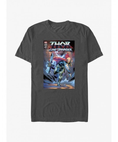 Marvel Thor Stormbreaker Throw Comic Book Cover T-Shirt $9.18 T-Shirts