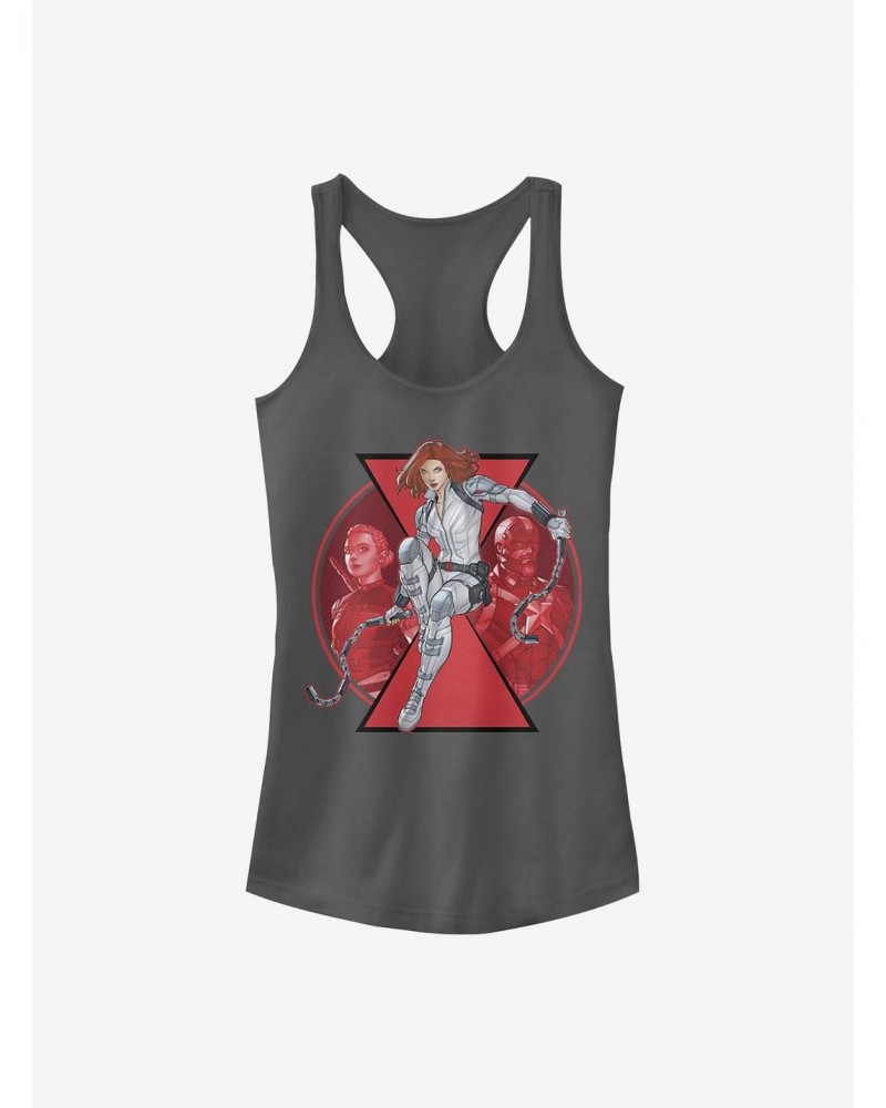 Marvel Black Widow Widow Team Girls Tank $7.57 Tanks