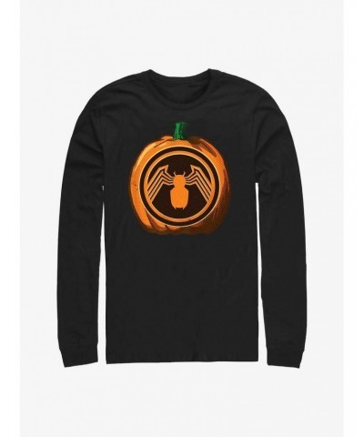 Marvel Venom Pumpkin Long-Sleeve T-Shirt $10.53 T-Shirts