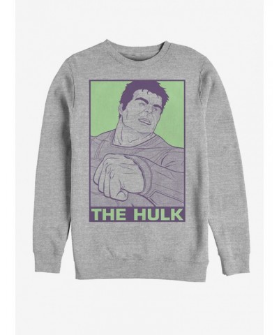 Marvel Avengers: Endgame Pop Hulk Sweatshirt $12.10 Sweatshirts