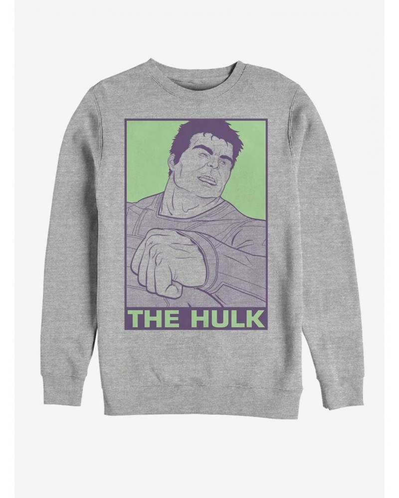 Marvel Avengers: Endgame Pop Hulk Sweatshirt $12.10 Sweatshirts