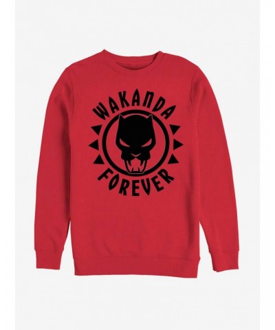 Marvel Black Panther Panther Logo Sweatshirt $10.92 Sweatshirts