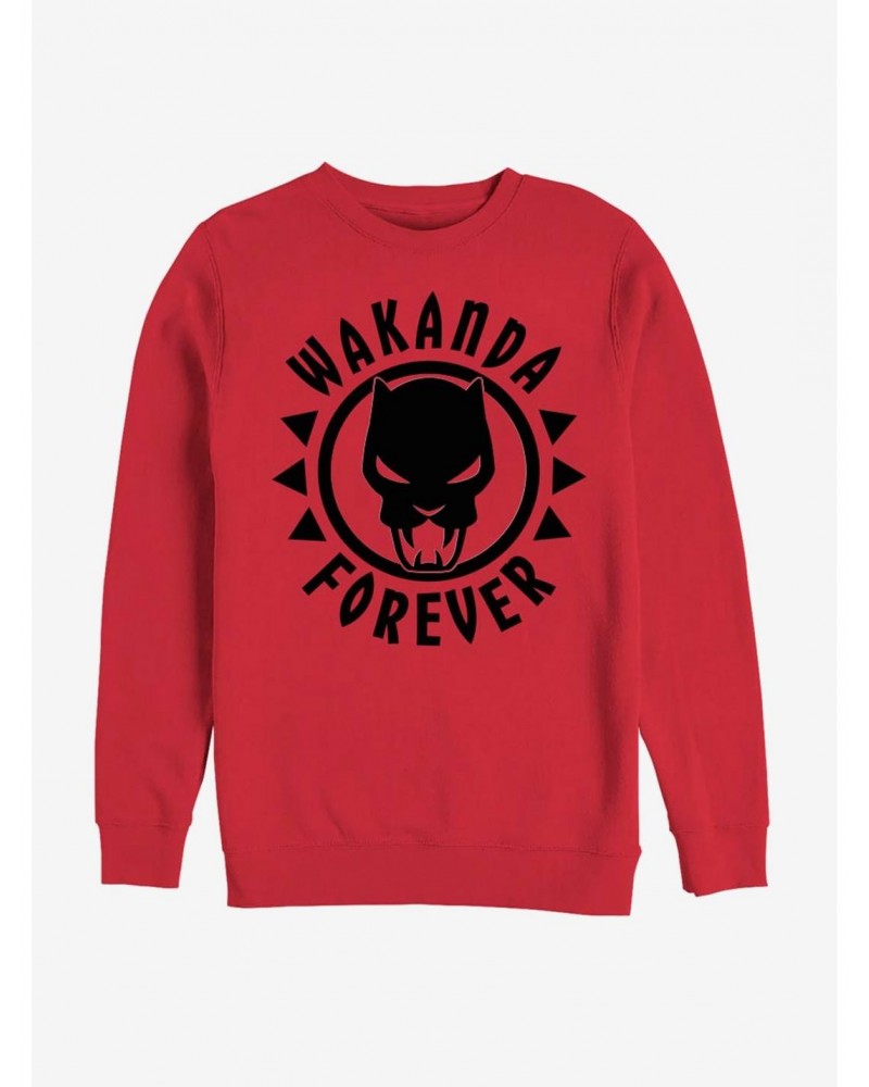 Marvel Black Panther Panther Logo Sweatshirt $10.92 Sweatshirts