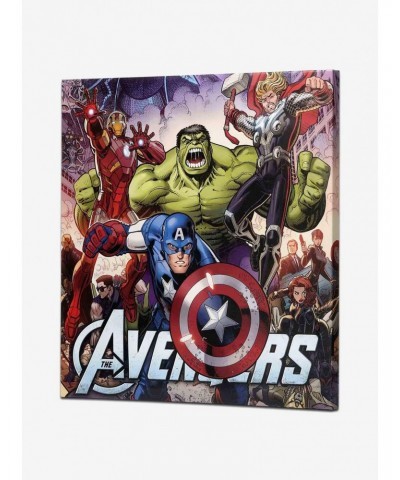 Marvel Avengers Characters in Action Canvas Wall Decor $36.70 Décor