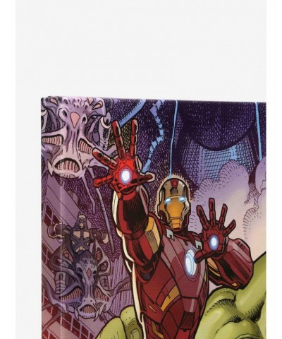 Marvel Avengers Characters in Action Canvas Wall Decor $36.70 Décor