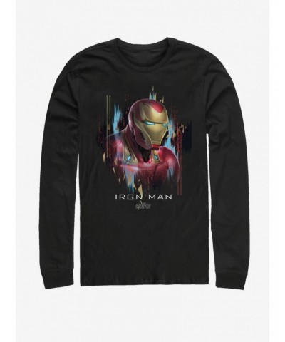 Marvel Avengers: Endgame Iron Man Portrait Long-Sleeve T-Shirt $10.53 T-Shirts