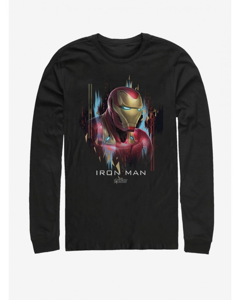 Marvel Avengers: Endgame Iron Man Portrait Long-Sleeve T-Shirt $10.53 T-Shirts