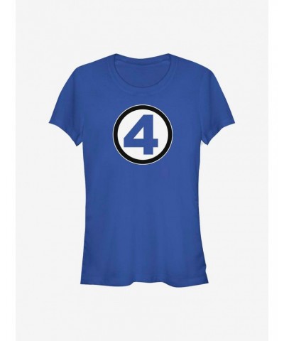 Marvel Fantastic Four Classic Costume Girls T-Shirt $8.57 T-Shirts