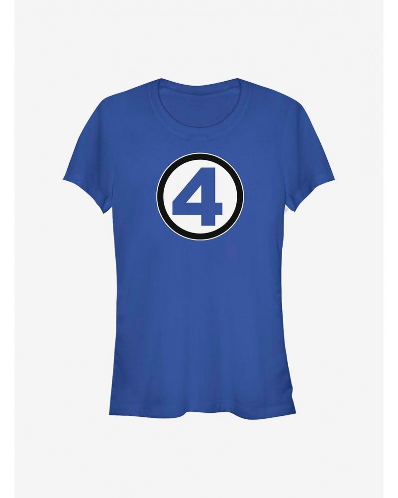 Marvel Fantastic Four Classic Costume Girls T-Shirt $8.57 T-Shirts