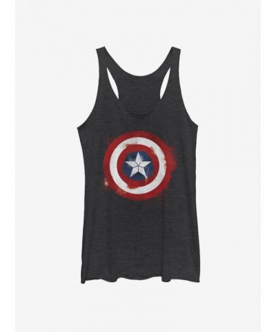 Marvel Captain America Spray Logo Girls Tank $10.36 Tanks