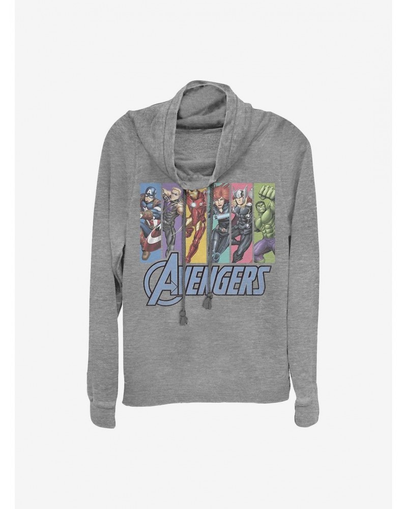 Marvel Avengers Unite Cowlneck Long-Sleeve Girls Top $15.80 Tops