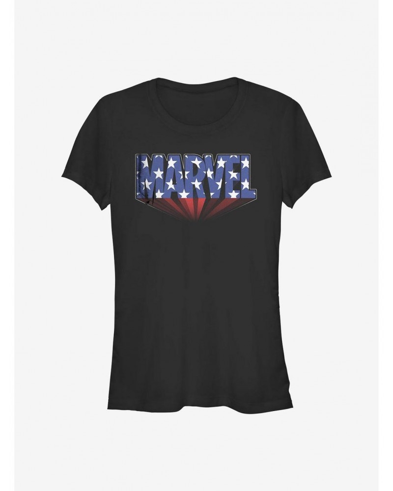 Marvel Star Logo Girls T-Shirt $6.57 T-Shirts