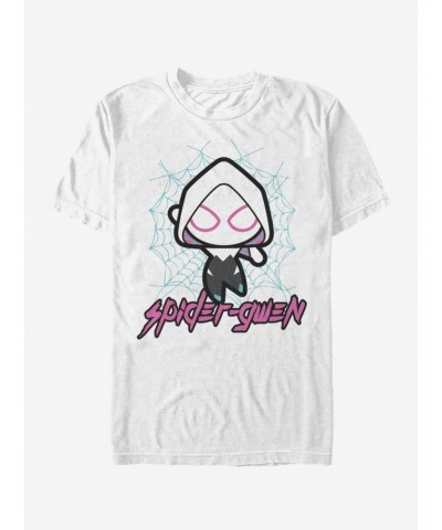 Marvel Spider-Man: Into The Spider-Verse Spider-Gwen Kawaii Gwen T-Shirt $9.18 T-Shirts