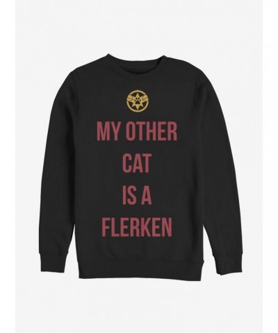 Marvel Captain Marvel Movie Other Cat Sweatshirt $13.87 Sweatshirts