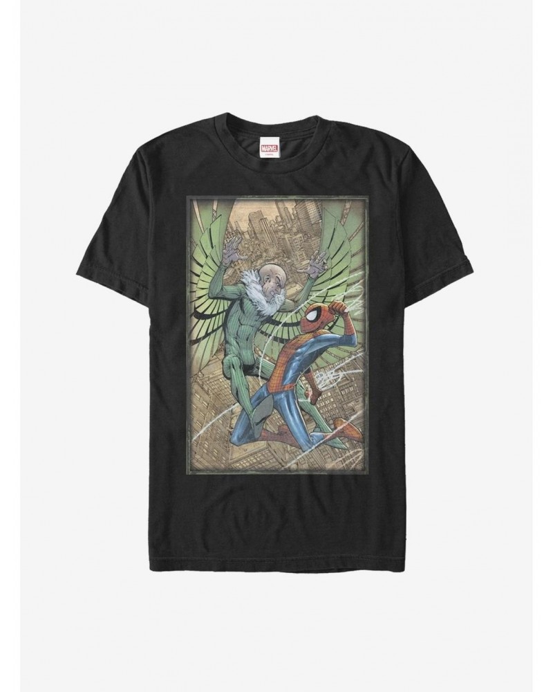 Marvel Spider-Man Vulture Fight T-Shirt $8.03 T-Shirts