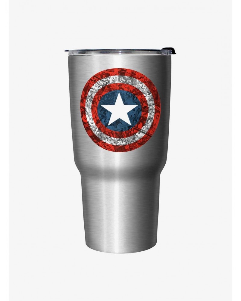 Marvel Captain America Comic Book Shield Travel Mug $9.09 Mugs