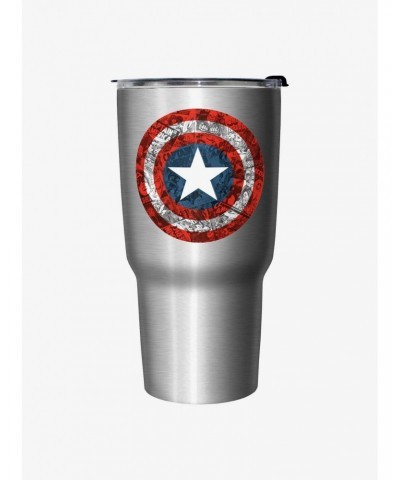 Marvel Captain America Comic Book Shield Travel Mug $9.09 Mugs