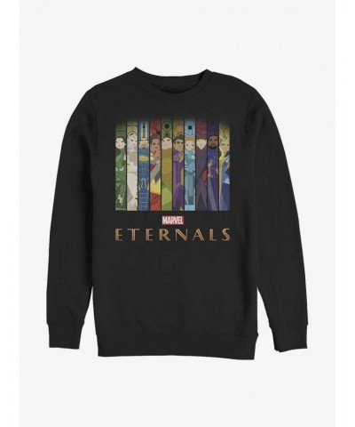 Marvel Eternals Panels Crew Sweatshirt $12.10 Sweatshirts