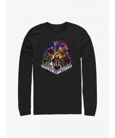 What If...? Guardians Of The Multiverse Poster Long-Sleeve T-Shirt $10.26 T-Shirts