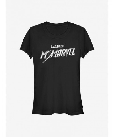 Marvel Ms. Marvel Logo Girls T-Shirt $9.16 T-Shirts