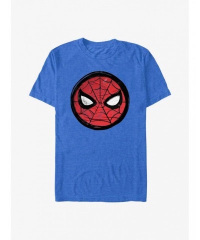 Marvel Spider-Man 60th Anniversary Spidey Eyes Badge T-Shirt $8.80 T-Shirts