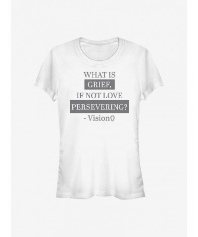 Marvel WandaVision What Is Grief Girls T-Shirt $6.57 T-Shirts