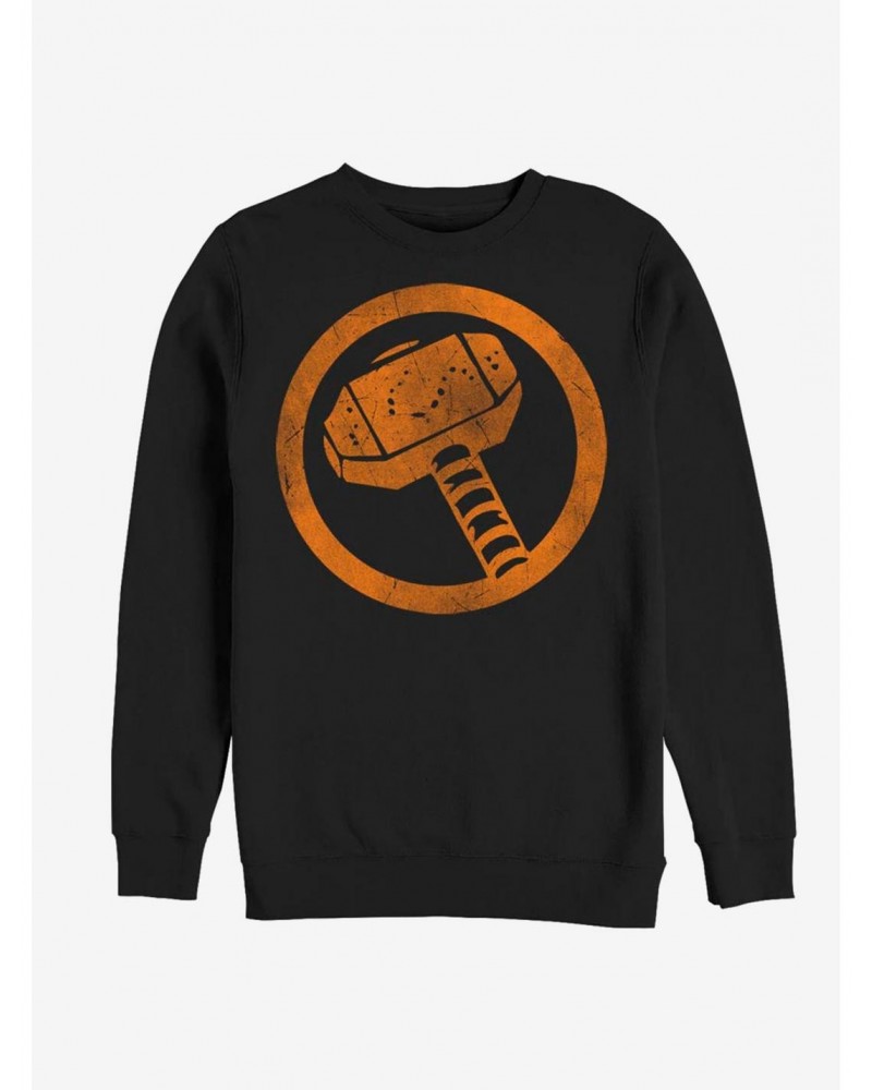 Marvel Thor Thor Retrorange Sweatshirt $10.33 Sweatshirts