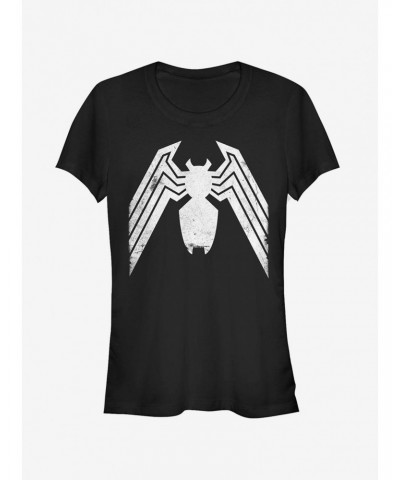 Marvel Venom Distressed Logo Girls T-Shirt $8.96 T-Shirts