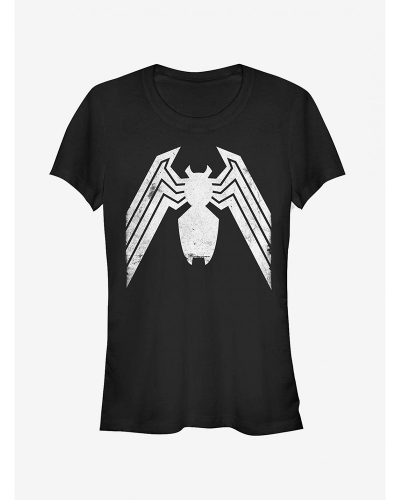 Marvel Venom Distressed Logo Girls T-Shirt $8.96 T-Shirts