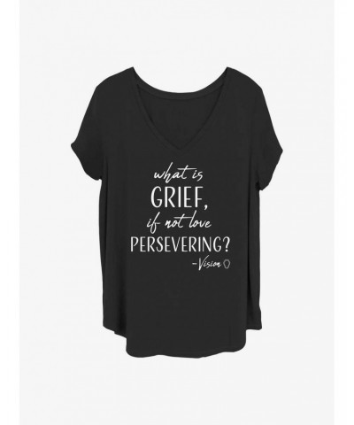 Marvel WandaVision What Is Grief Girls T-Shirt Plus Size $11.10 T-Shirts