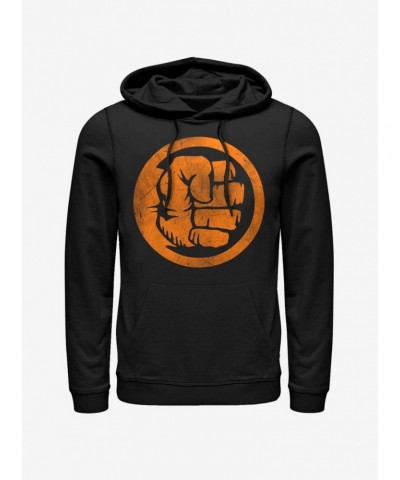 Marvel The Hulk Orange Hoodie $15.09 Hoodies