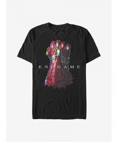 Marvel Iron Man Endgame Gaunlet T-Shirt $7.46 T-Shirts