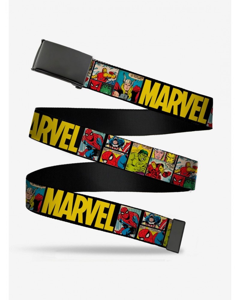 Marvel Retro Comic Panels Clamp Belt $7.37 Belts