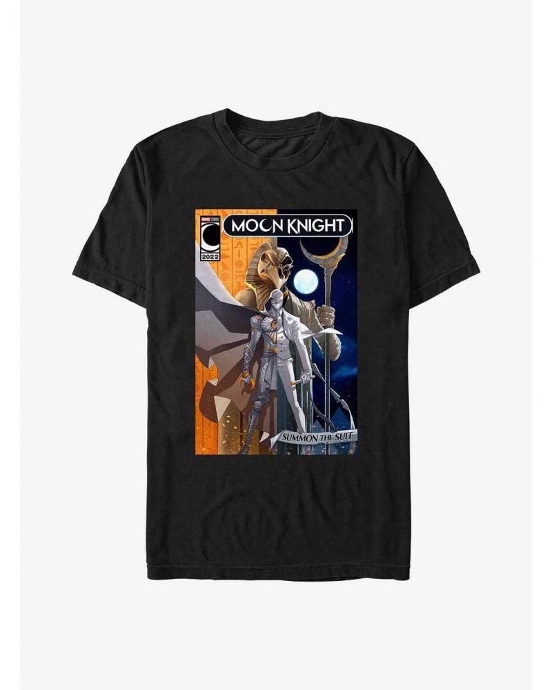 Marvel Moon Knight Summon The Suit Comic Cover T-Shirt $7.27 T-Shirts